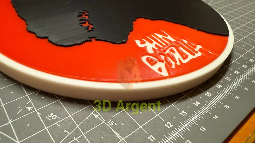 Shin Godzilla Logo Sign | 3D Printed Multi Colour Kaiju Display Sign Films & TV:Film Memorabilia: