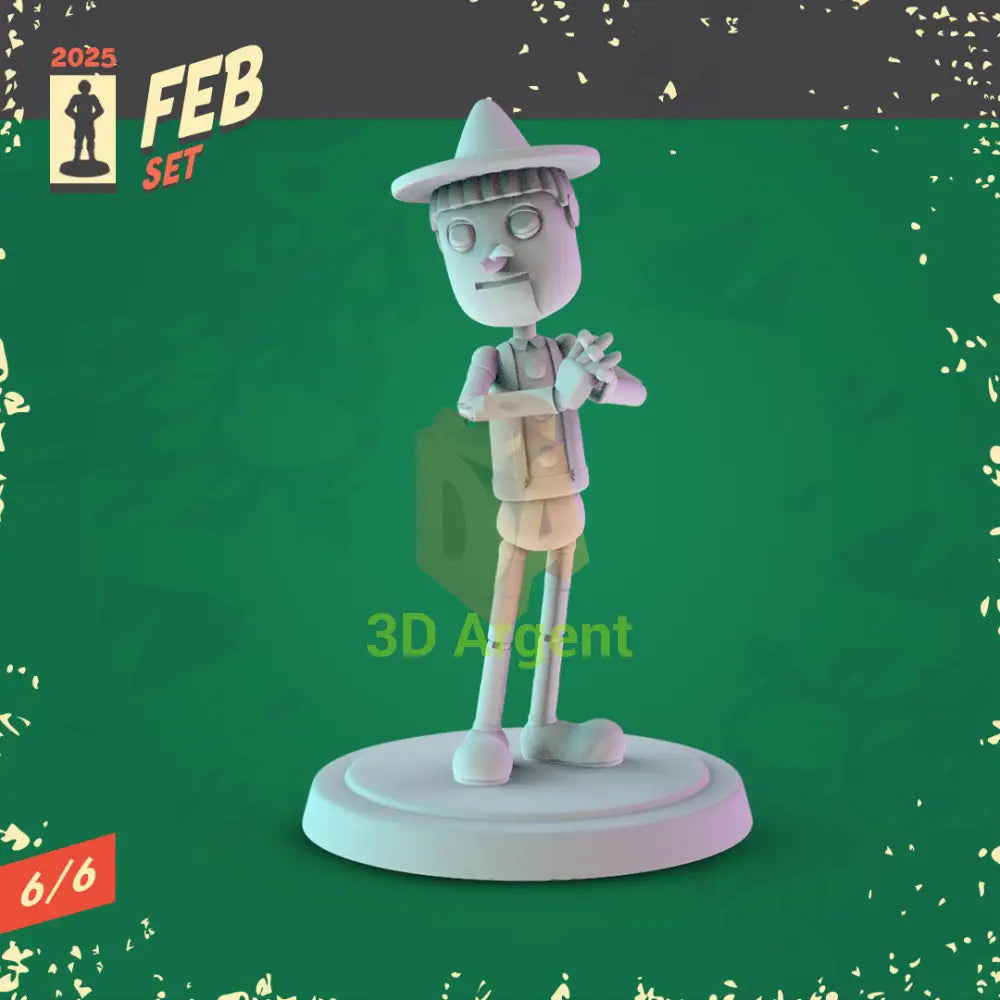 Shrek Miniatures – Shrek Donkey Fiona Puss in Boots Gingy Pinocchio 32 mm Resin Figures 6 Pinocchio Toys &