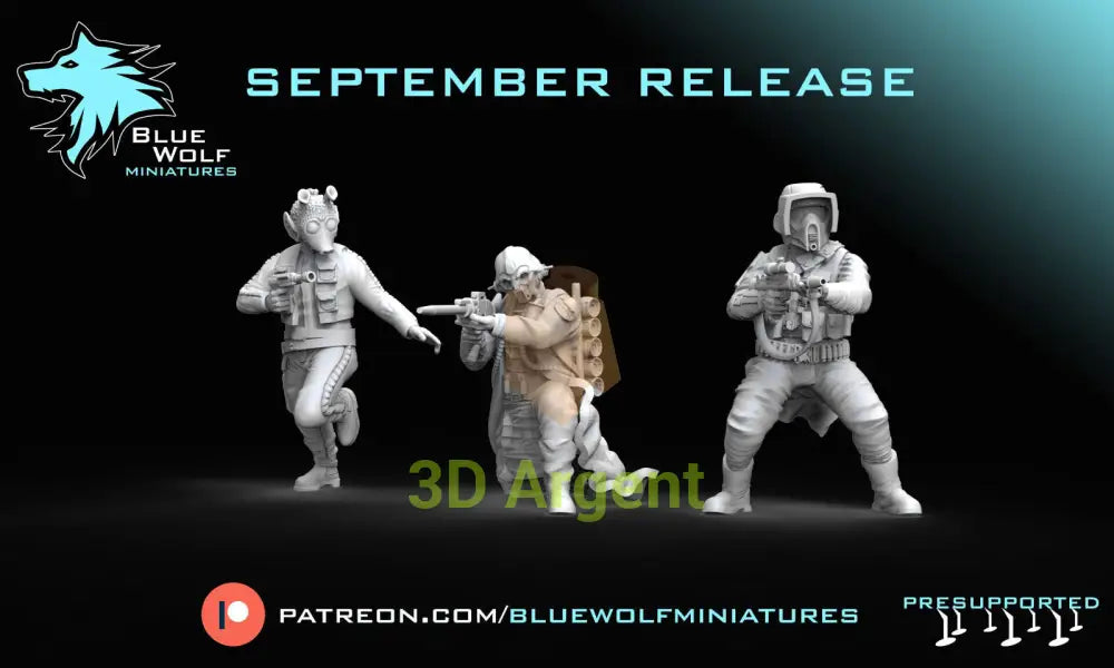 Space Smugglers 7 Versions Star Wars Legion 3D Printed Resin BlueWolf Miniatures Toys & Games:Wargames &