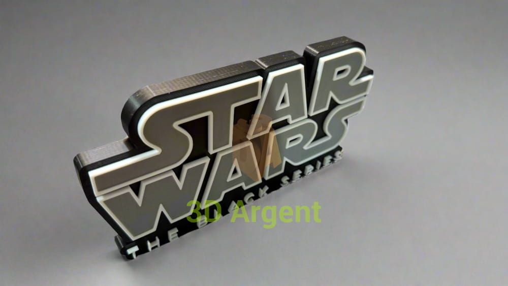 Star Wars The Black Series Sign Stand- 3D Printed Collectables:Science Fiction Collectables:Other Science Fiction Items