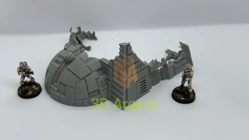 StarShip Wreckage Terrain Space Grimdark D&D scifi 28mm wargame B Toys & Games:Wargames &