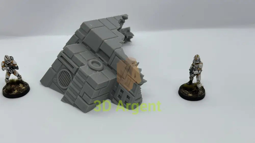 StarShip Wreckage Terrain Space Grimdark D&D scifi 28mm wargame F Toys & Games:Wargames &
