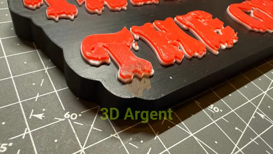 Tales from the Crypt Logo Sign Stand 3D Printed Multi Colour Horror Display Decor Video Games & Consoles:Video Game