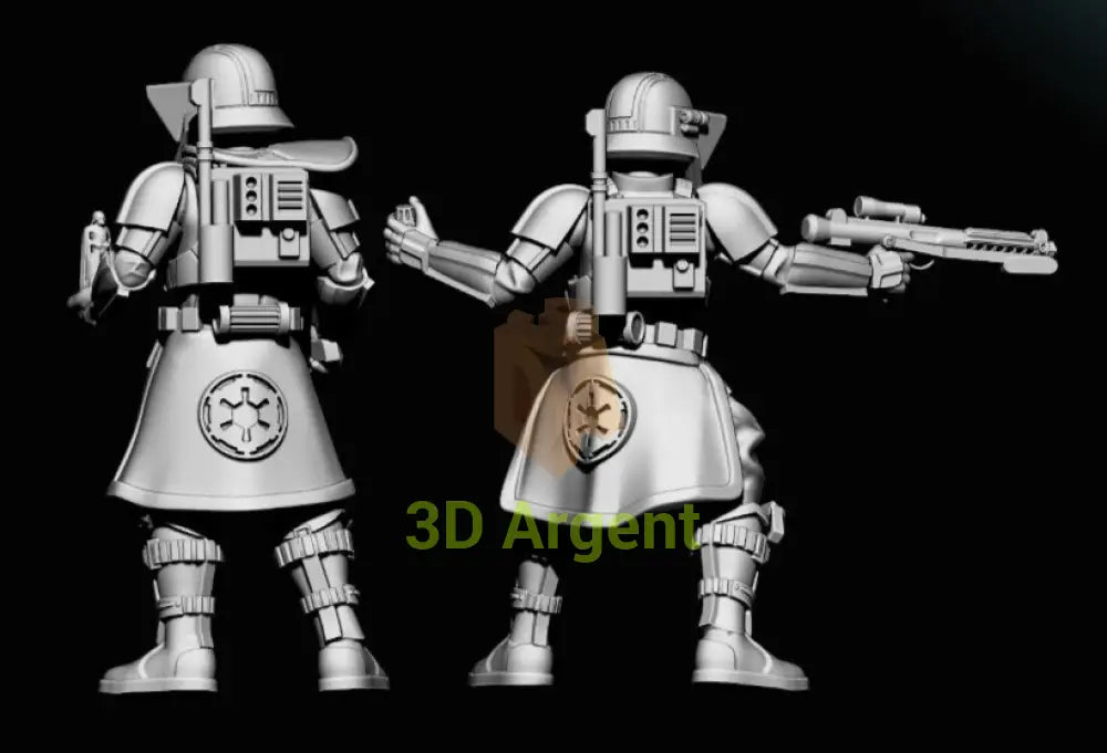 Tank Trooper Commander - Star Wars Legion 3D Printed Resin BlueWolf Miniatures Toys & Games:Wargames &