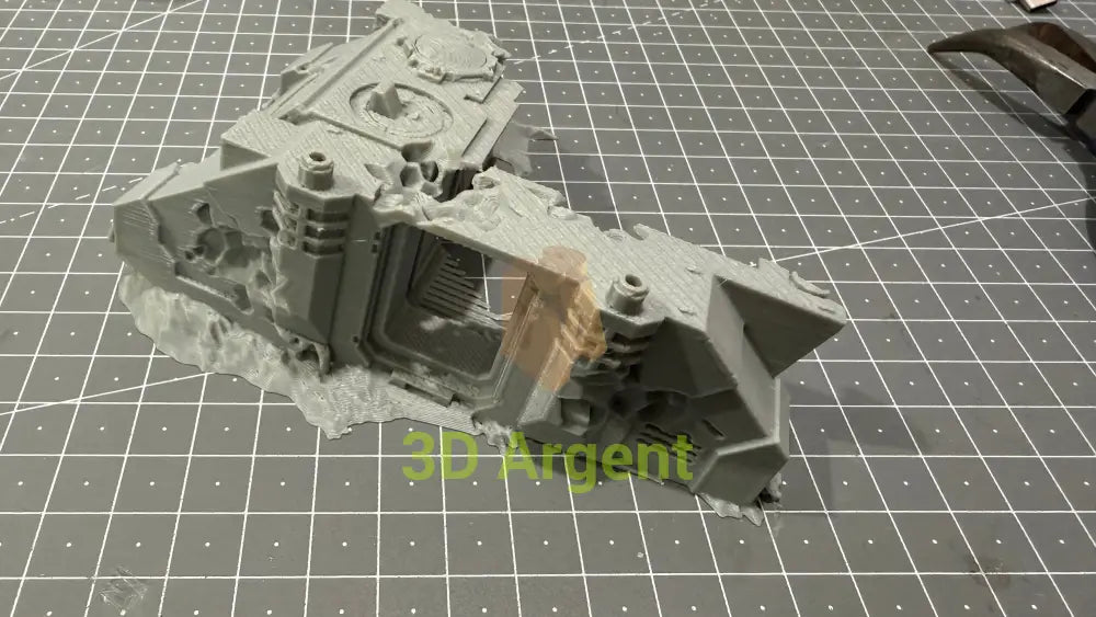 Tank Wreck Terrain 28mm Miniature Scenery compatible Space Wars Toys & Games:Wargames & Role-Playing:Scenery Props &