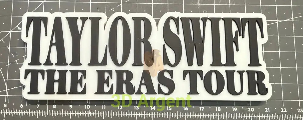 Taylor Swift Eras Logo sign - 3D Printed Sign Stand 2. Taylor Swift The Eras Tour Collectables:Science Fiction