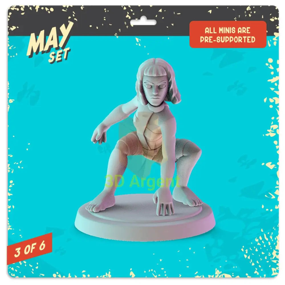 The Fifth Element Figures compatible D&D DragonLance Miniatures Pop Minis - 6 Leeloo (Pose 2) - Toys & Games:Wargames &