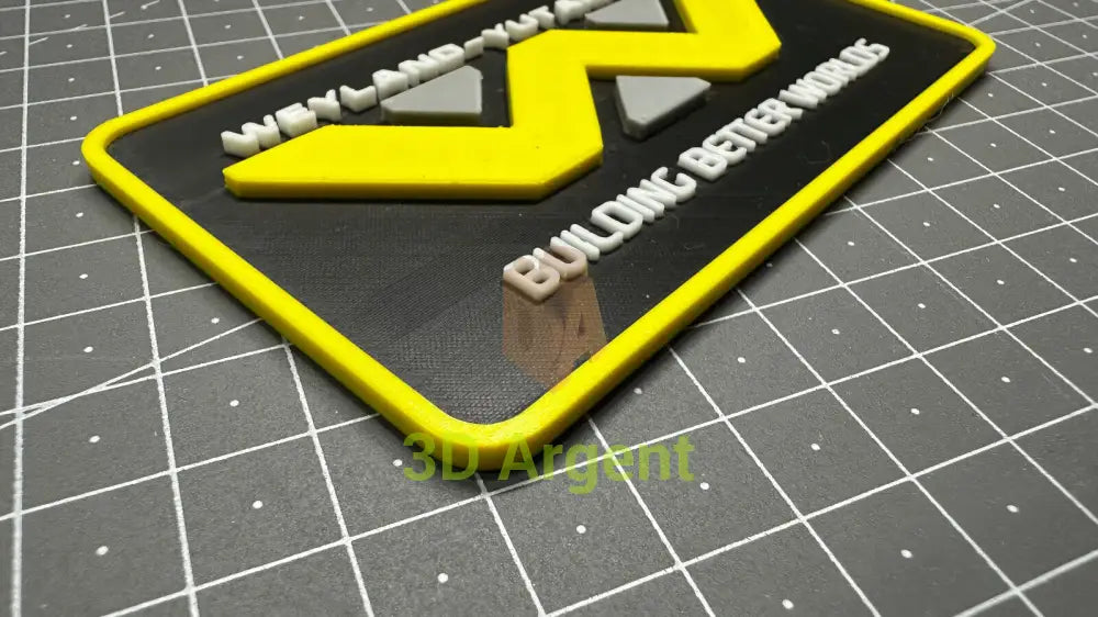 Weyland Yutani Corp Logo Aliens - 3D Printed Sign Stand Collectables:Science Fiction Collectables:Other Science Fiction