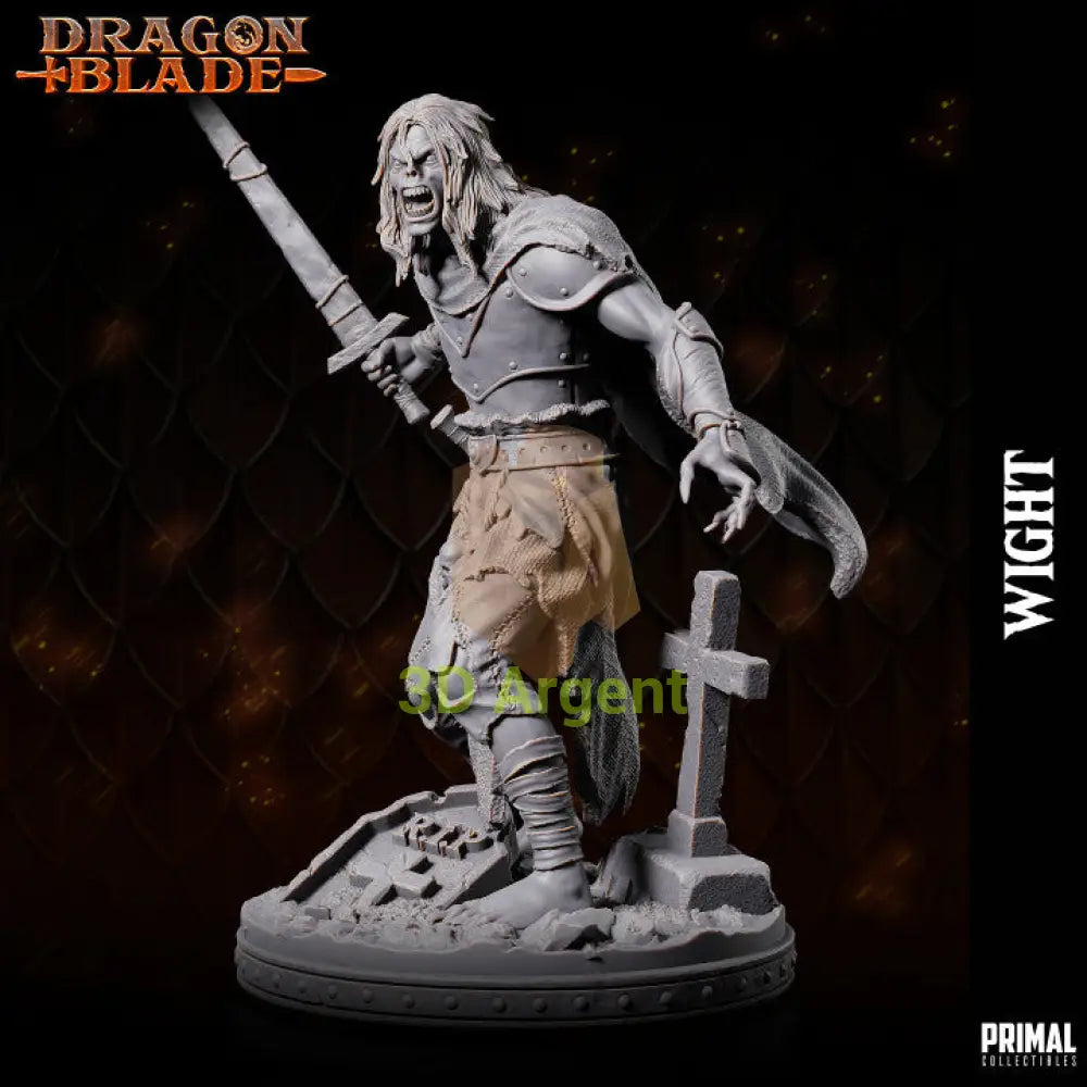 Wight C – Dragonblade – Primal Collectibles Resin Miniature - Toys & Games:Wargames &