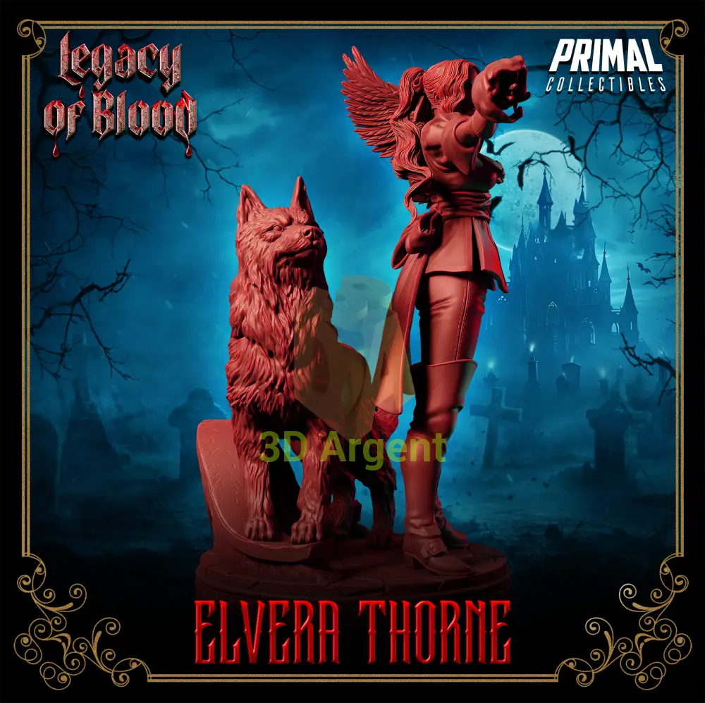 Wizard - Elvera Thorne Fantasy compatible D&D DragonLance Miniatures Primal Toys & Games:Wargames &