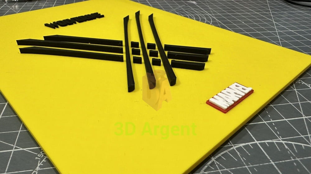 Wolverine Marvel - 3D Printed Sign Stand Collectables:Science Fiction Collectables:Other Science Fiction Items