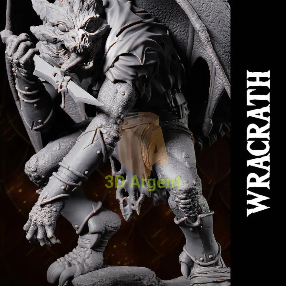 Wracrath Draconian Assassin – Dragonblade – Primal Collectibles Resin Mini - Toys & Games:Wargames &