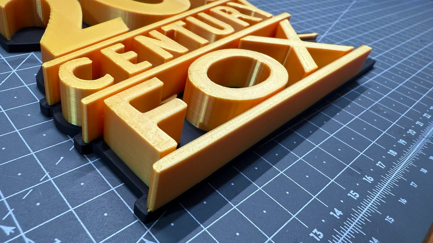 20th Century Fox - 3D Printed Sign Stand