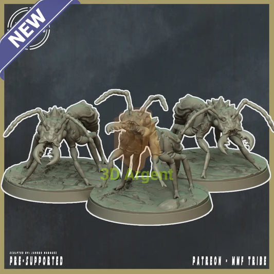 3 Giant Ant Creatures – 3D Printed Resin Miniatures Nuke World Toys & Games:Wargames & Role-Playing:Star Wars