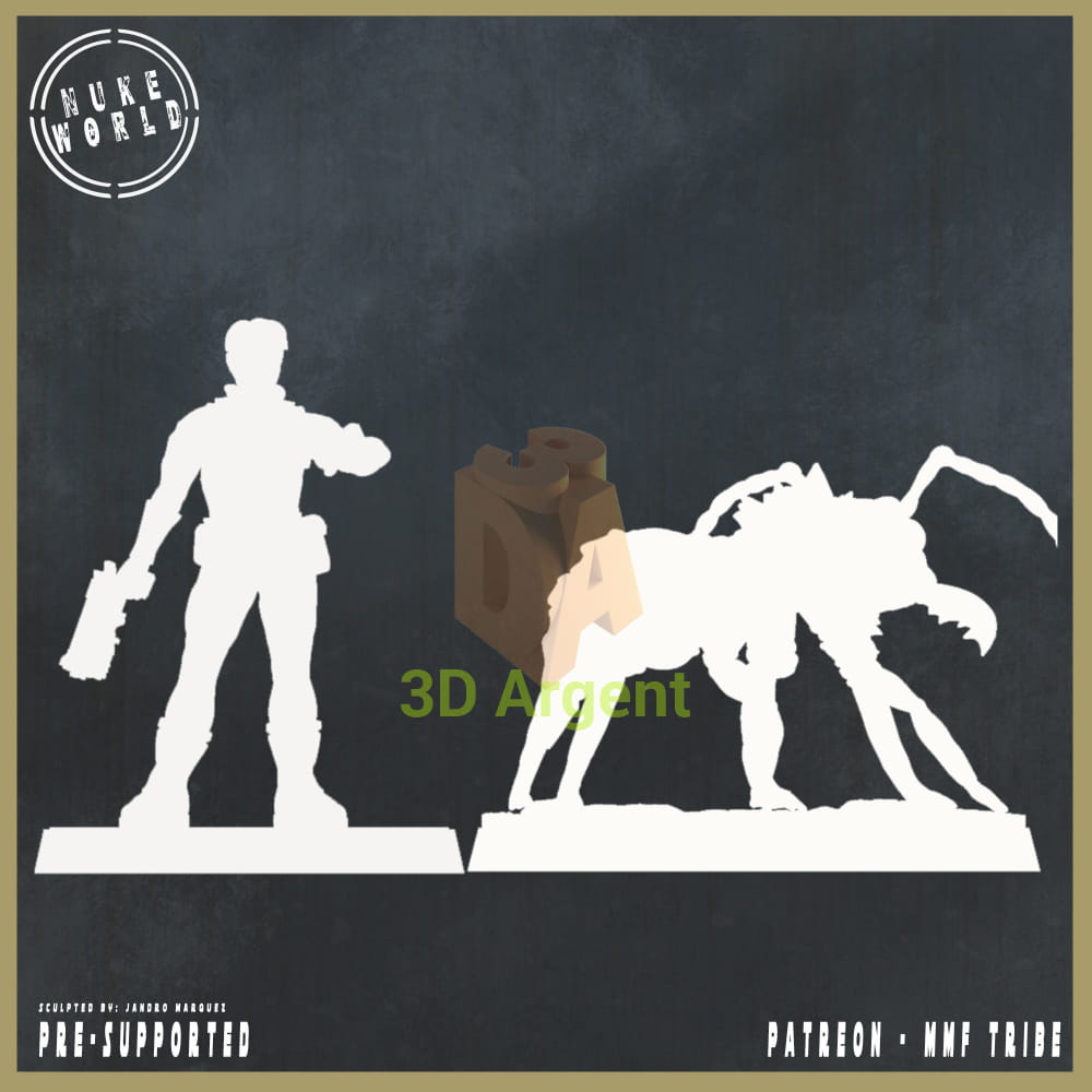 3 Giant Ant Creatures – 3D Printed Resin Miniatures Nuke World Toys & Games:Wargames & Role-Playing:Star Wars