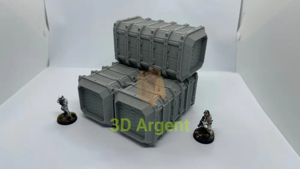 Heavy Armoured Container Tabletop Necromunda Scifi Scatter Terrain 28mm Stargrave Toys & Games:Wargames &
