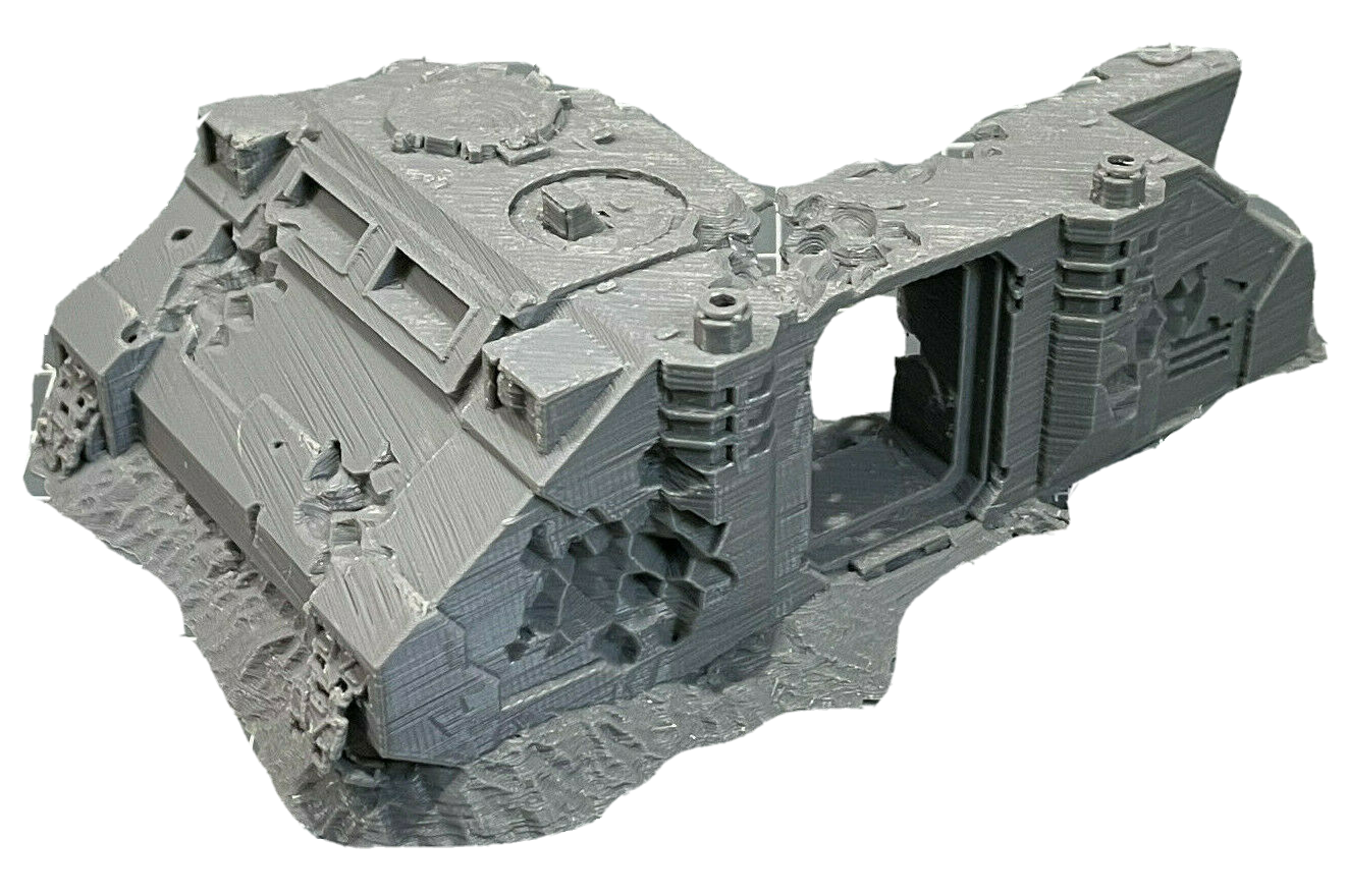 Rhino Wreck Terrain 28mm Miniature Scenery compatible WarHammer 40k