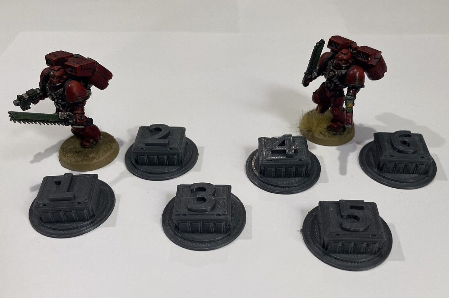 x6 Objective/location crate markers for Warhammer, Kill Team, 40k or D&D 28 mm