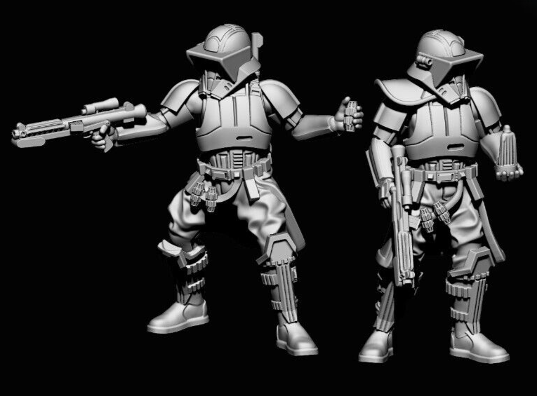 Tank Trooper Commander - Star Wars Legion 3D Printed Resin BlueWolf Miniatures