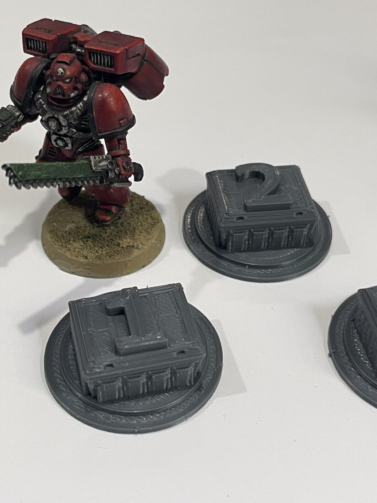 x6 Objective/location crate markers for Warhammer, Kill Team, 40k or D&D 28 mm