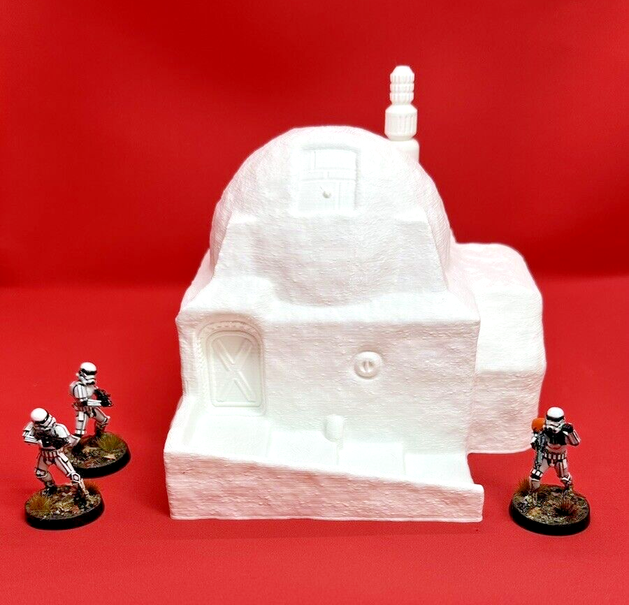 Desert House Garage 28mm Scenery terrain compatible Star Wars Legion 3D Printed