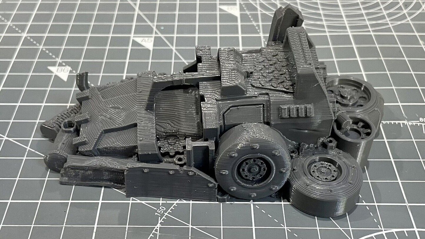 Ork Orruk Barricade Terrain 28mm Miniature compatible WarHammer 40k 3D Printed