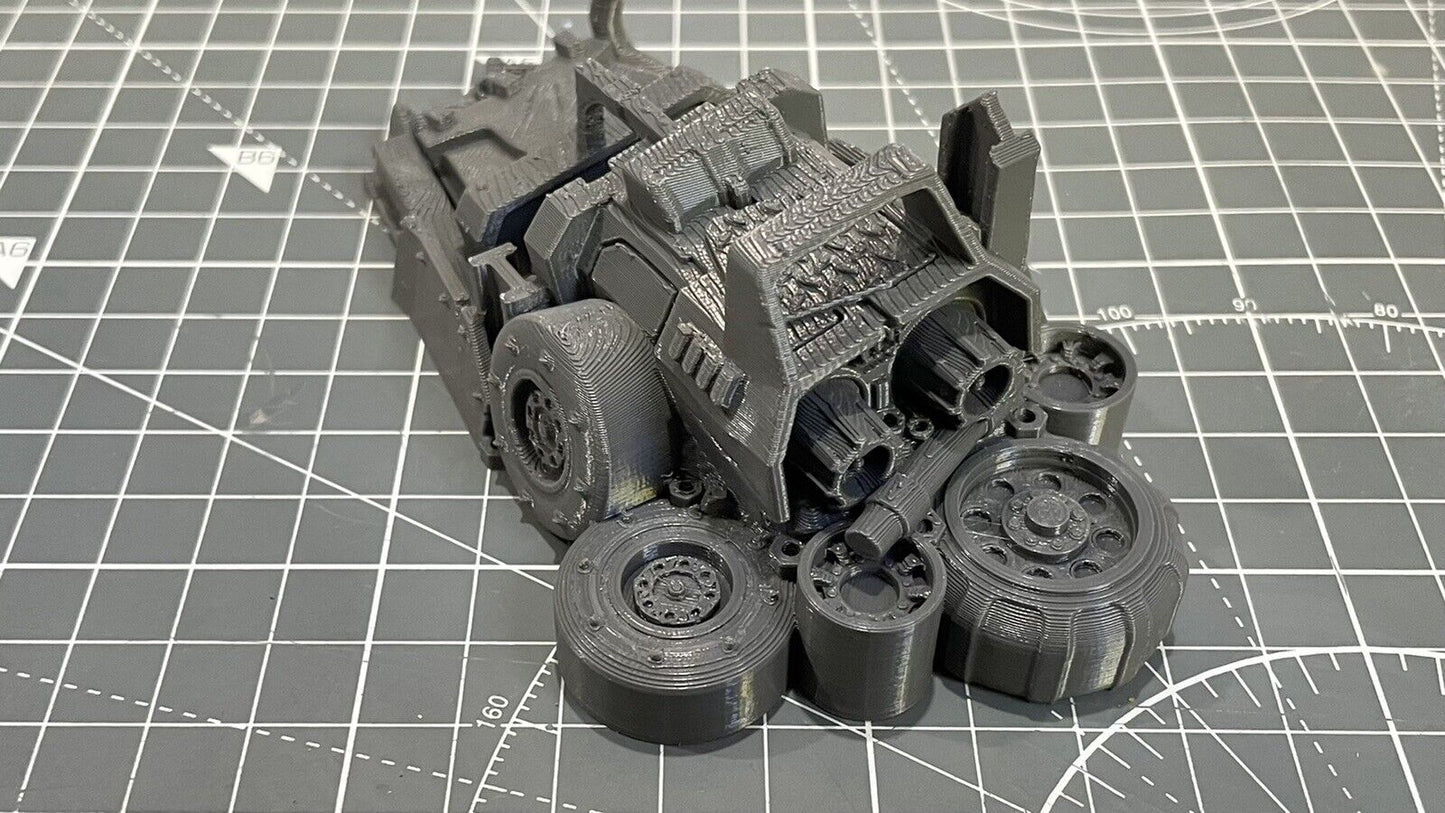 Ork Orruk Barricade Terrain 28mm Miniature compatible WarHammer 40k 3D Printed