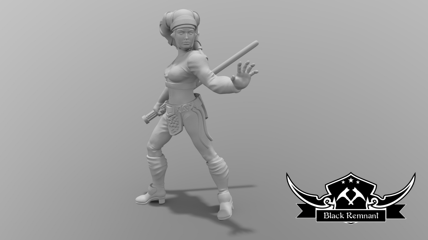 Aayla Secura - Star Wars Legion compatible 3D Printed Resin Miniatures