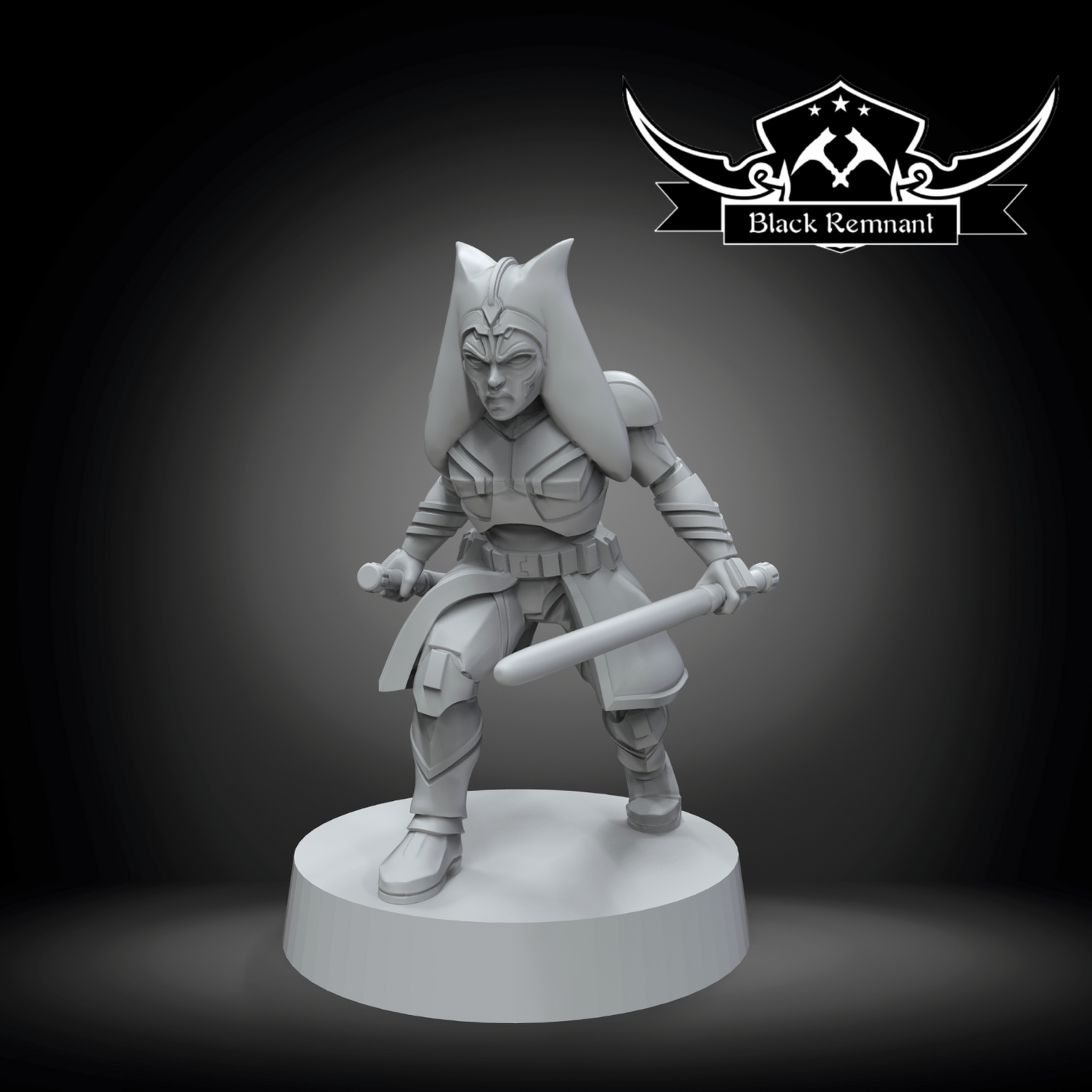 Ahsoka Tano Clone Armor Star Wars Legion compatible 3D Printed Resin Miniatures