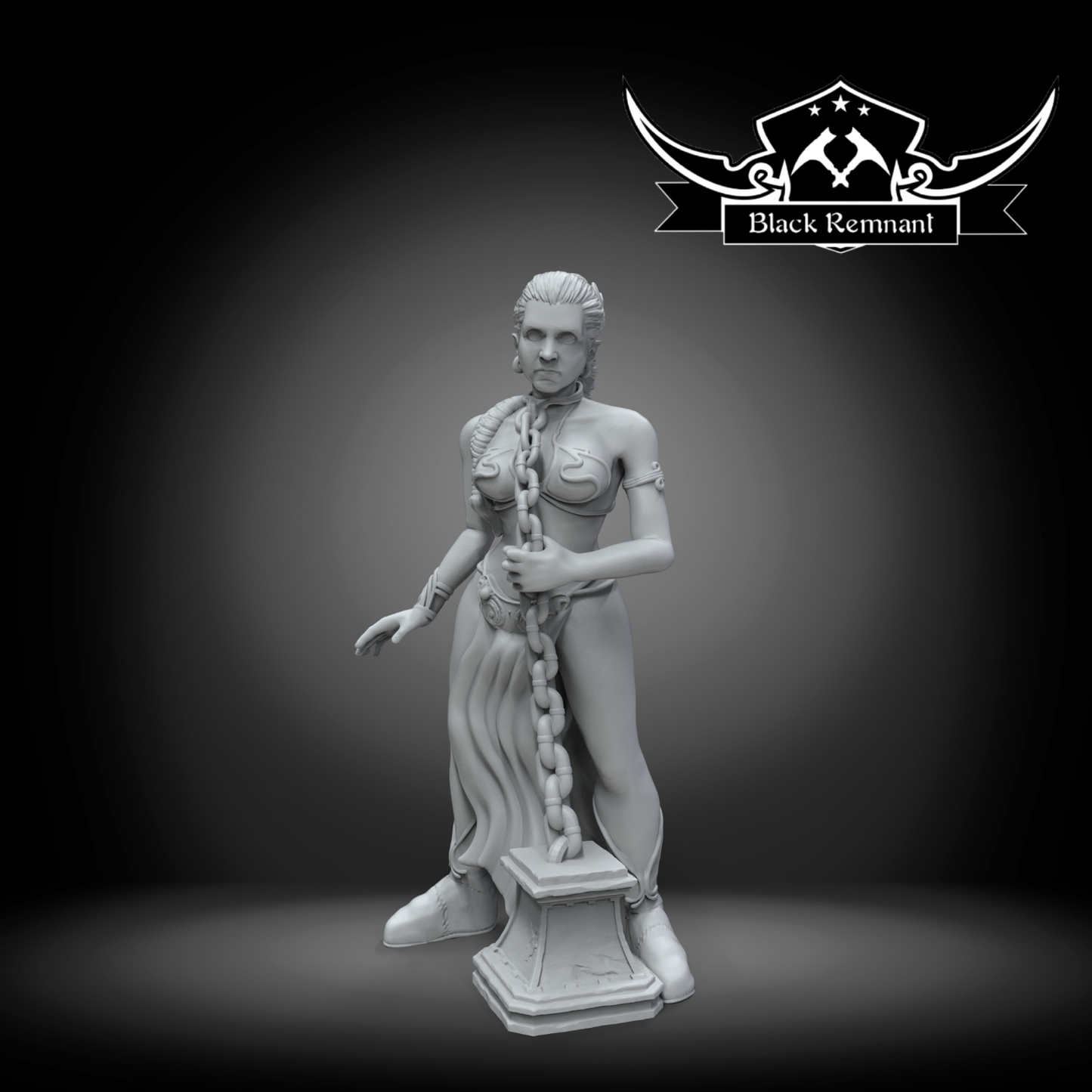 Slave Princess Leia v2  Star Wars Legion compatible 3D Printed Resin Miniatures