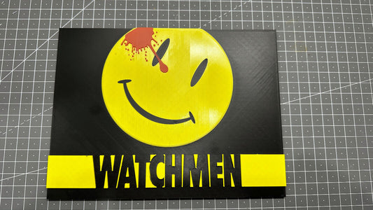 Watchmen Logo - 3D Printed Sign Stand