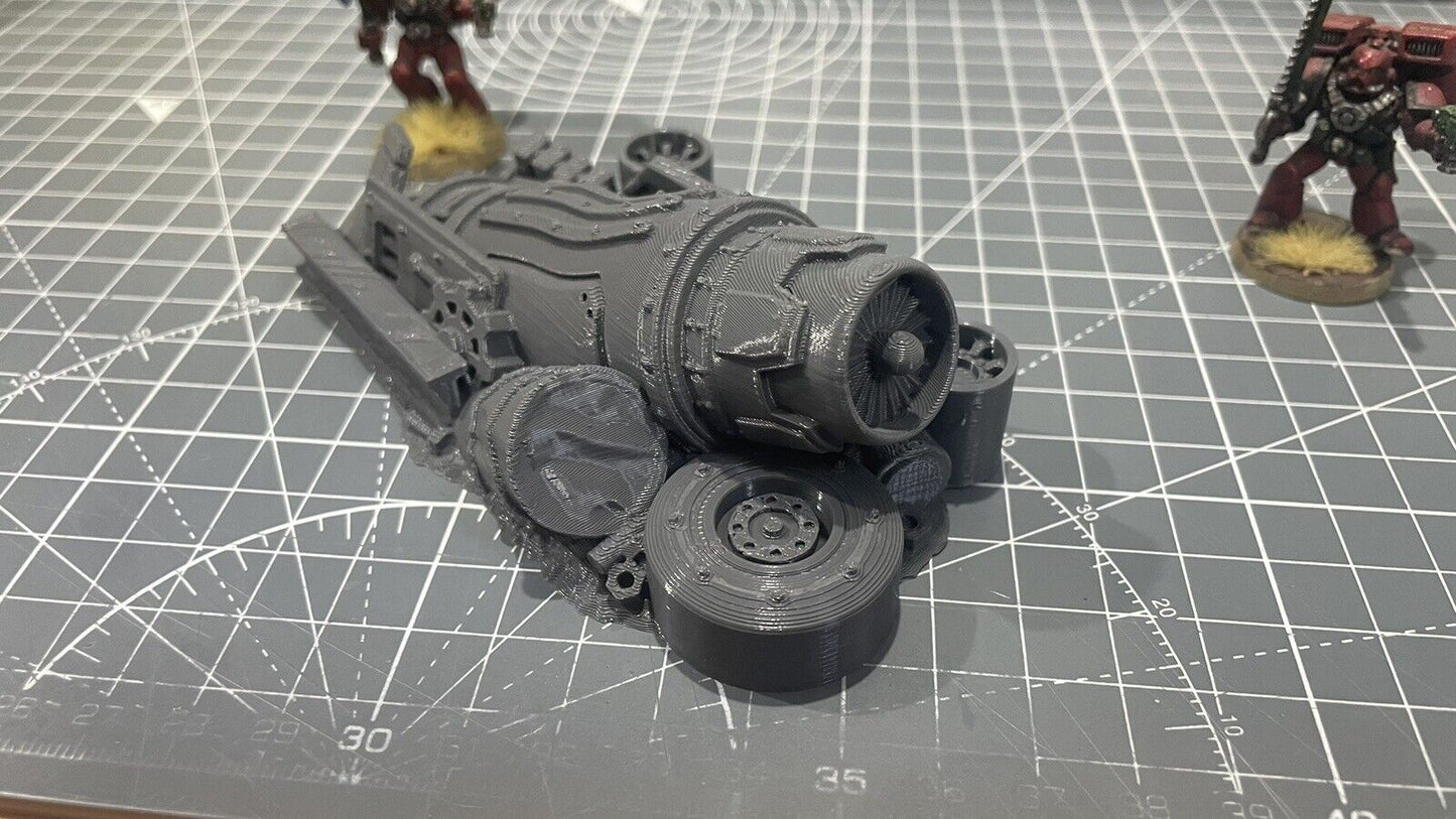 Ork Orruk Barricade Terrain v 28mm Miniature compatible WarHammer 40k 3D Printed