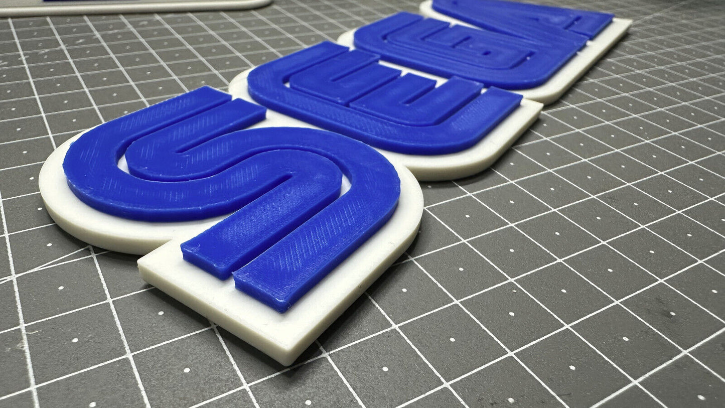 SEGA Logo - 3D Printed Sign Stand