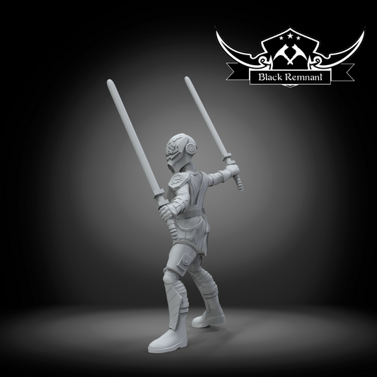 Asajj Ventress bounty hunter Star Wars Legion compatible Printed Resin Miniature