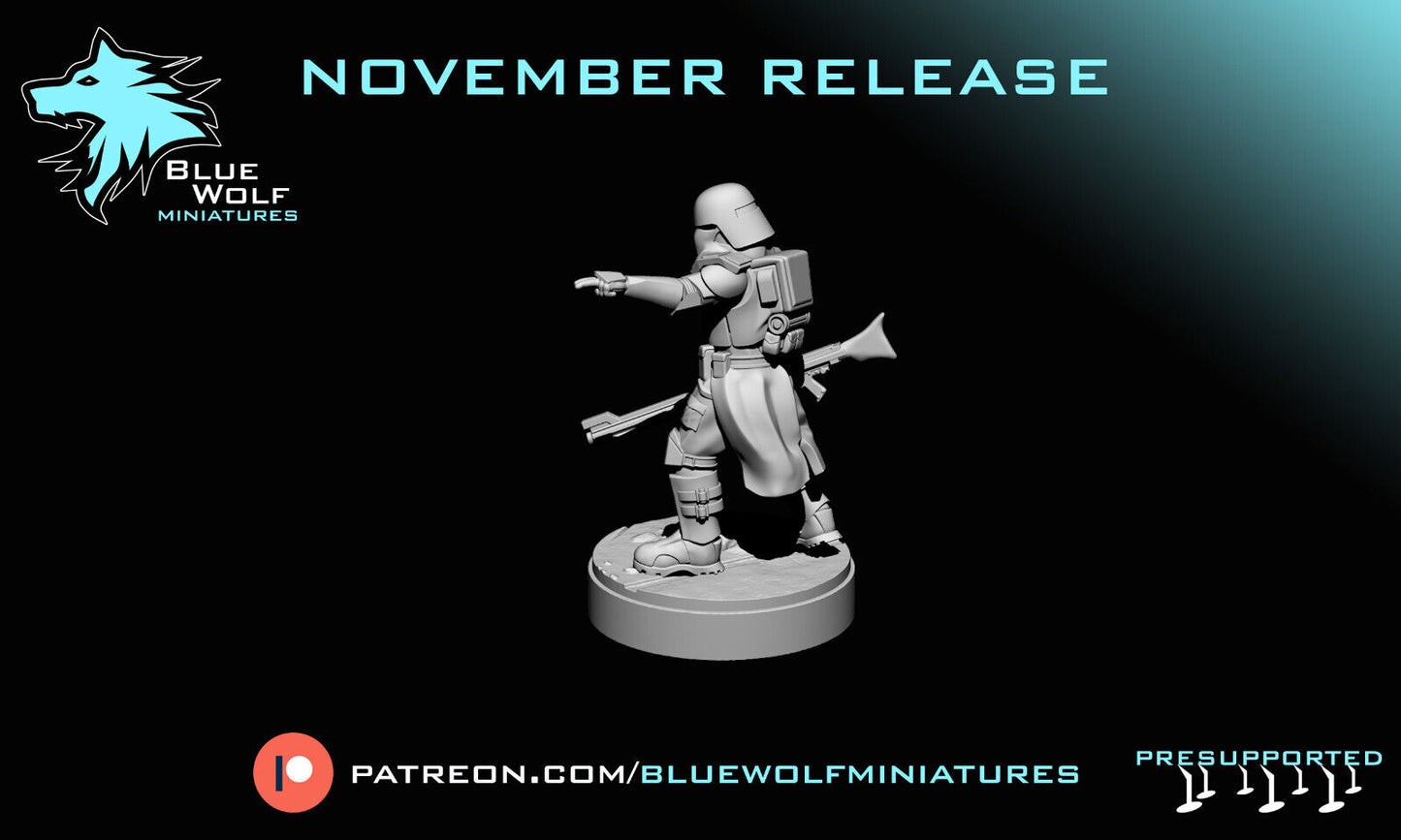 Galactic Marines- Star Wars Legion 3D Printed Resin BlueWolf Miniatures