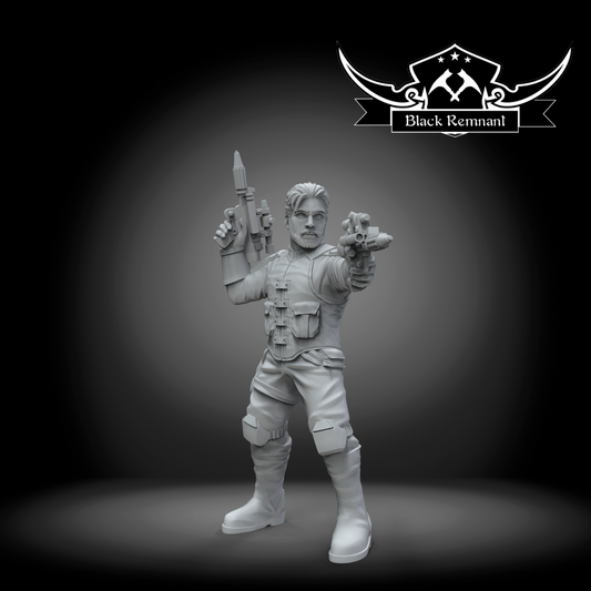 Carth Onasi - Star Wars Legion compatible 3D Printed Resin Miniatures