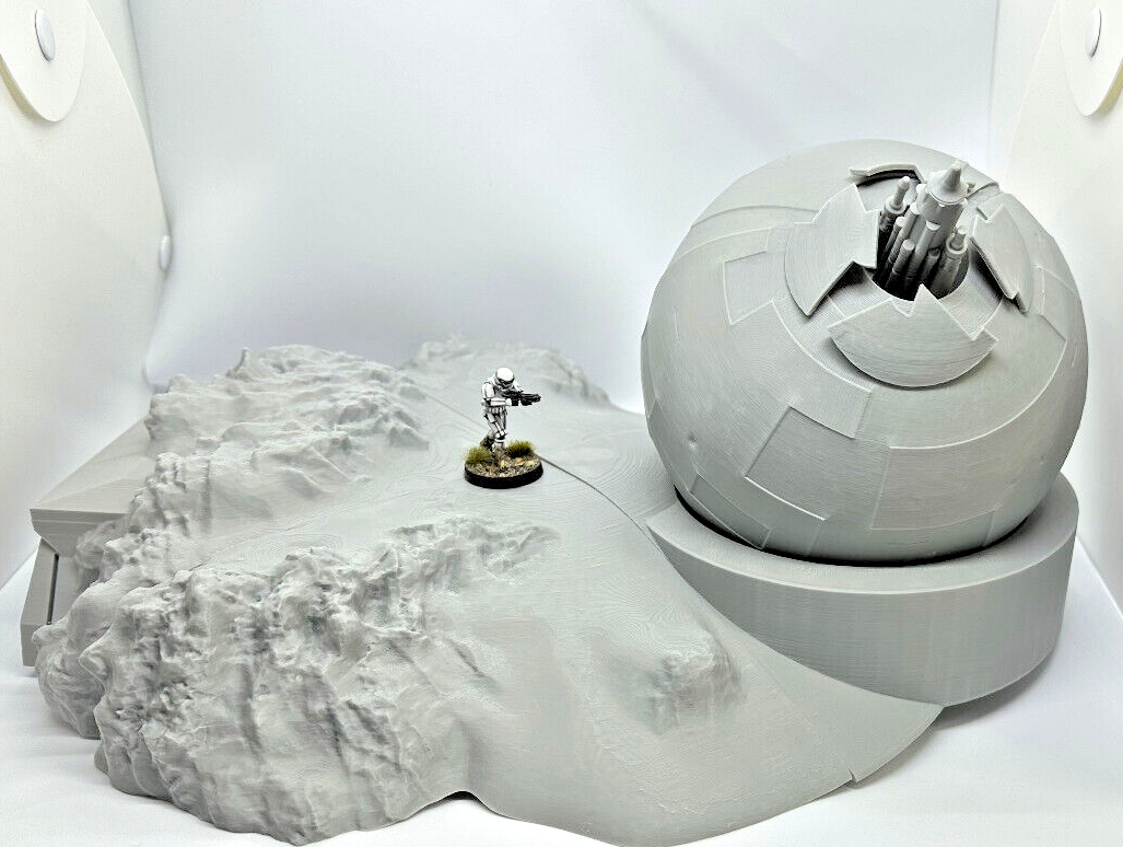 Star Wars Ion Cannon installation Terrain compatible Star Wars Legion 3D Printed