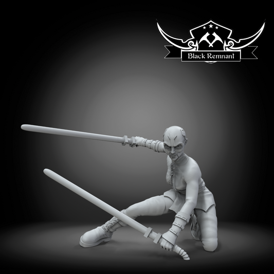 Asajj Ventress  2 Poses- Star Wars Legion compatible 3D Printed Resin Miniatures