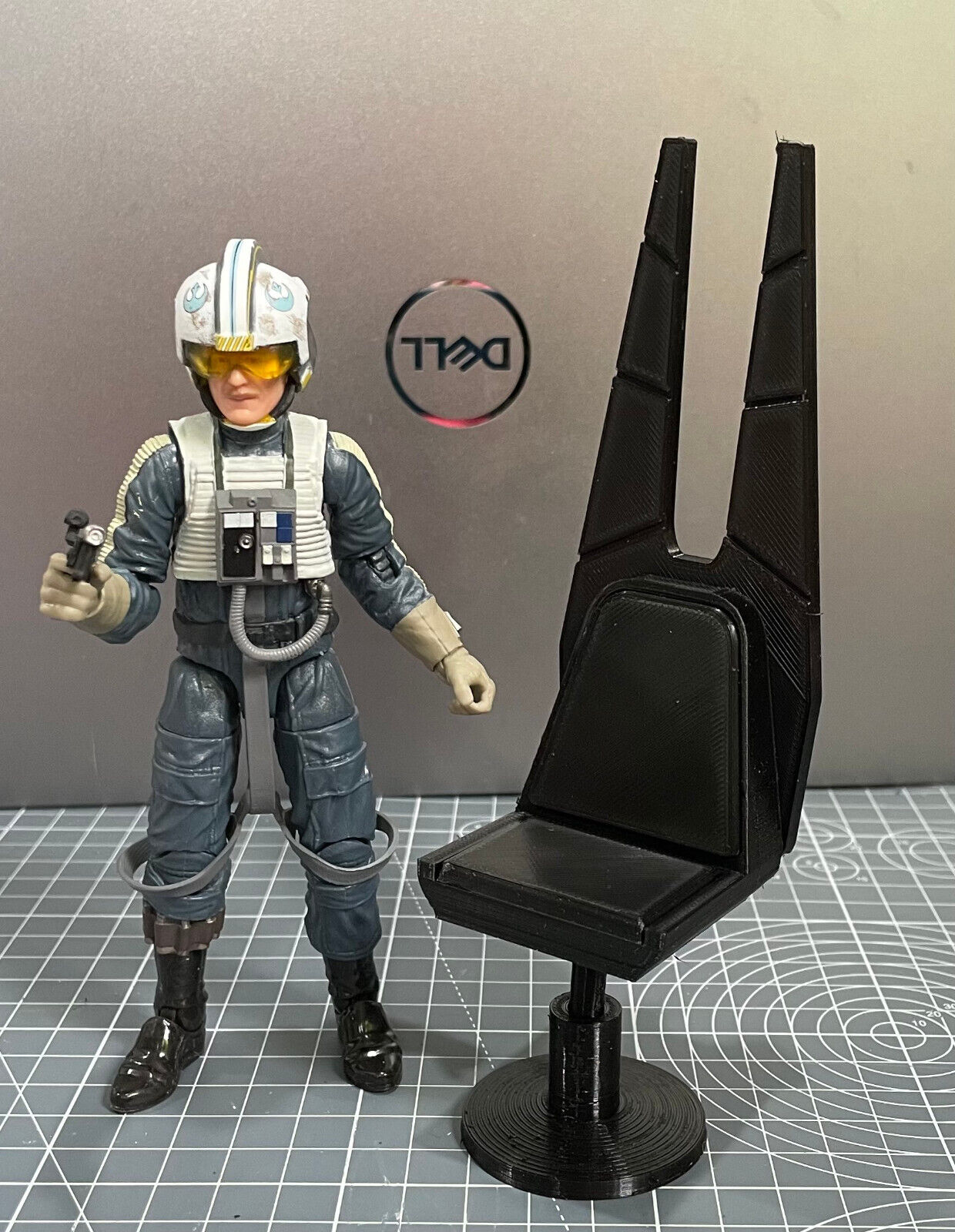 Star Wars Black Series - Inquisitor chair 3D Printed - Obi Wan 1/12