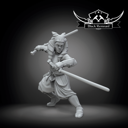 Ahsoka Tano Clone Wars  Star Wars Legion compatible 3D Printed Resin Miniatures