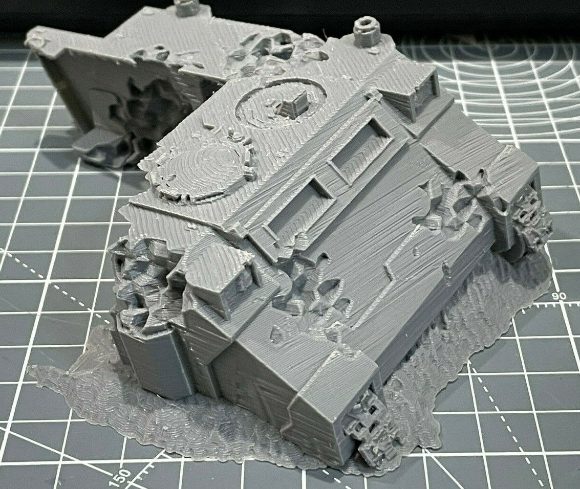 Rhino Wreck Terrain 28mm Miniature Scenery compatible WarHammer 40k