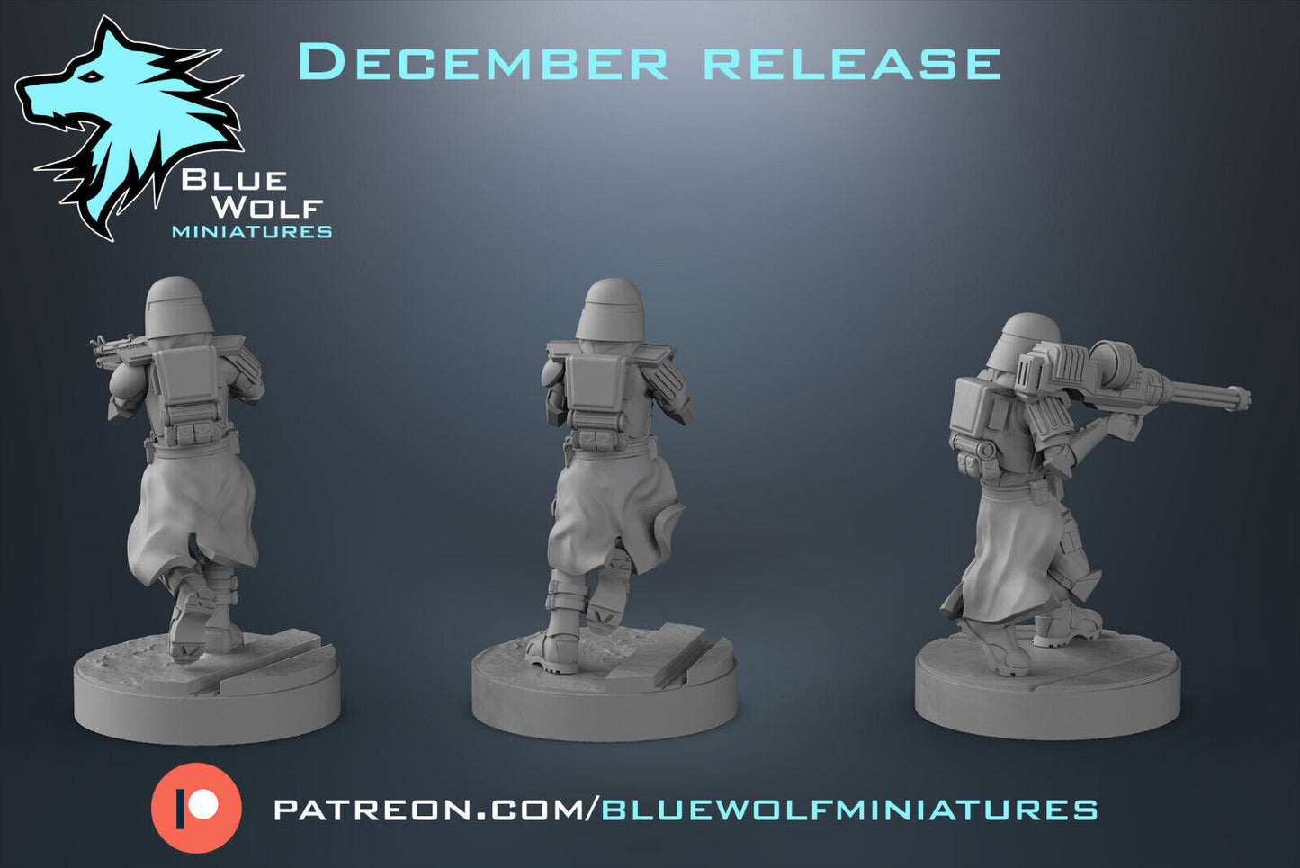 Galactic Marines v2 - Star Wars Legion 3D Printed Resin BlueWolf Miniatures