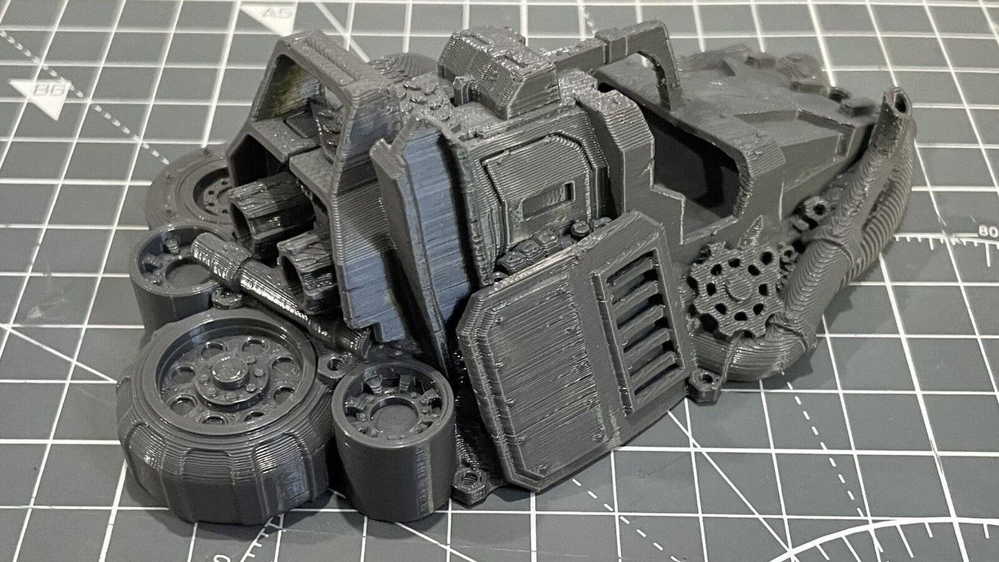 Ork Orruk Barricade Terrain 28mm Miniature compatible WarHammer 40k 3D Printed