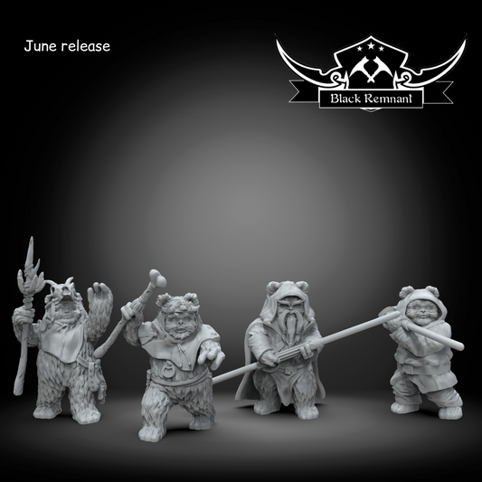 Ewok Heroes - Star Wars Legion compatible 3D Printed Resin Miniatures