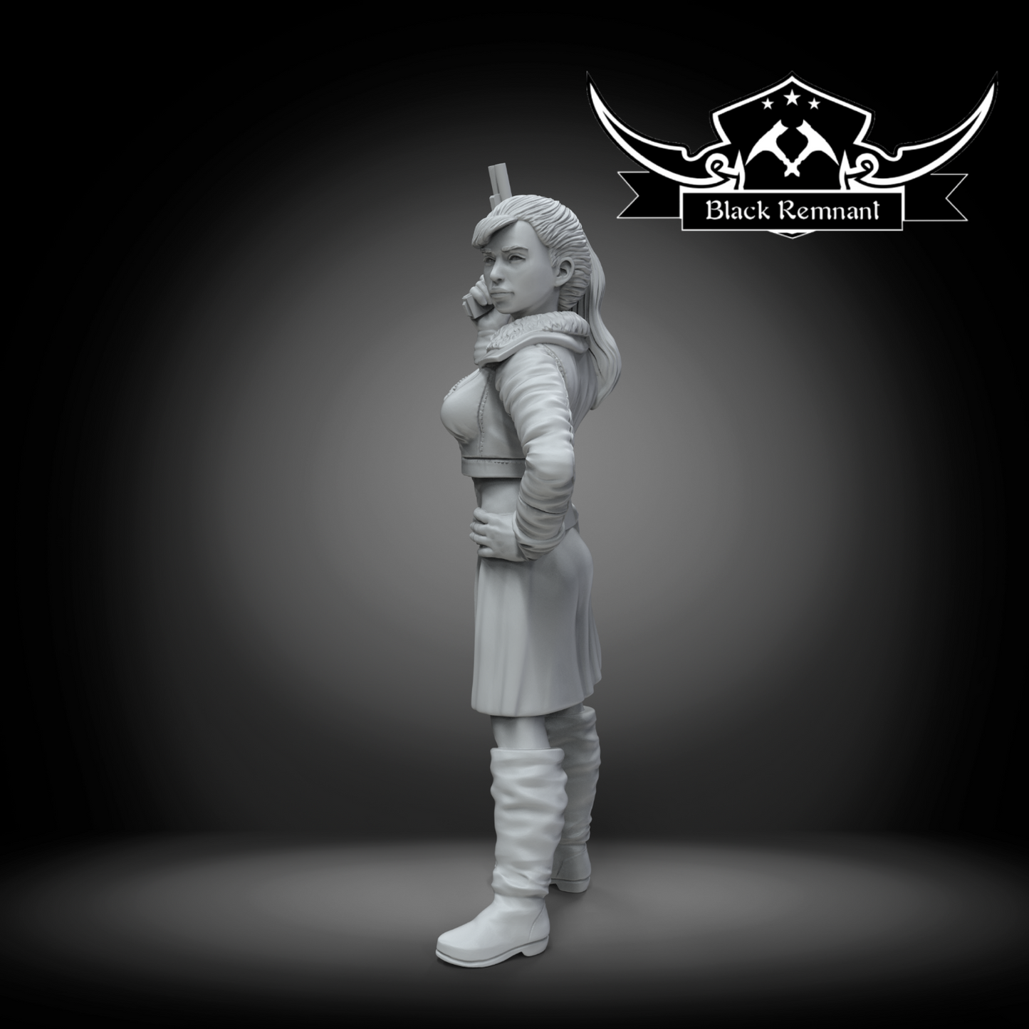 Qi'Ra Crimson Leader - Star Wars Legion compatible 3D Printed Resin Miniatures