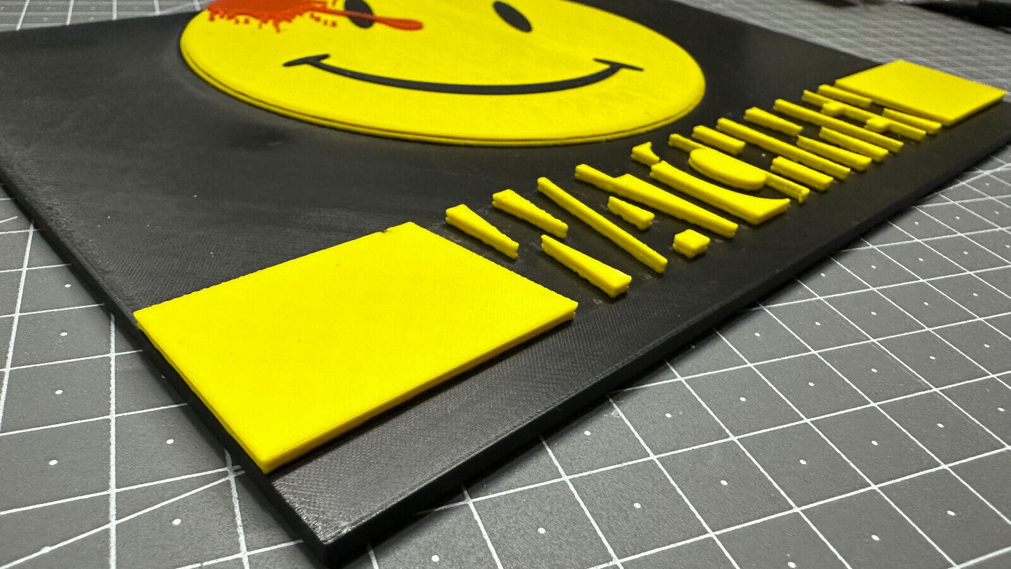 Watchmen Logo - 3D Printed Sign Stand