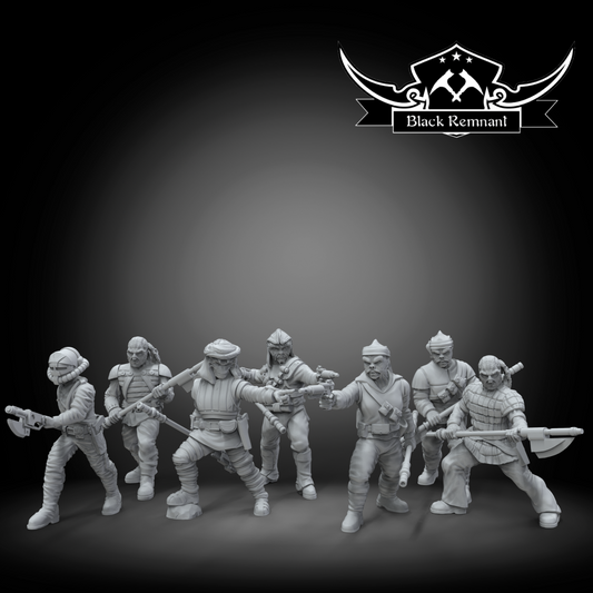 Skiff Guards 7x  - Star Wars Legion compatible 3D Printed Resin Miniatures