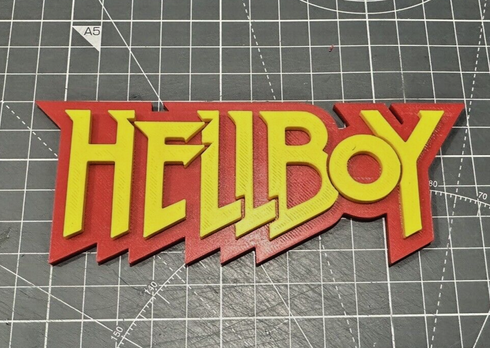 HellBoy - 3D Printed Sign Stand