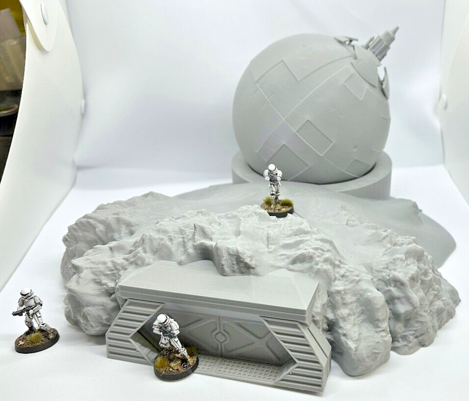 Star Wars Ion Cannon installation Terrain compatible Star Wars Legion 3D Printed