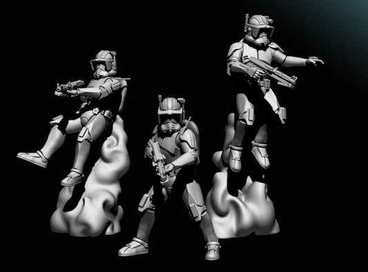 Commander Cody - Star Wars Legion 3D Printed Resin BlueWolf Miniatures